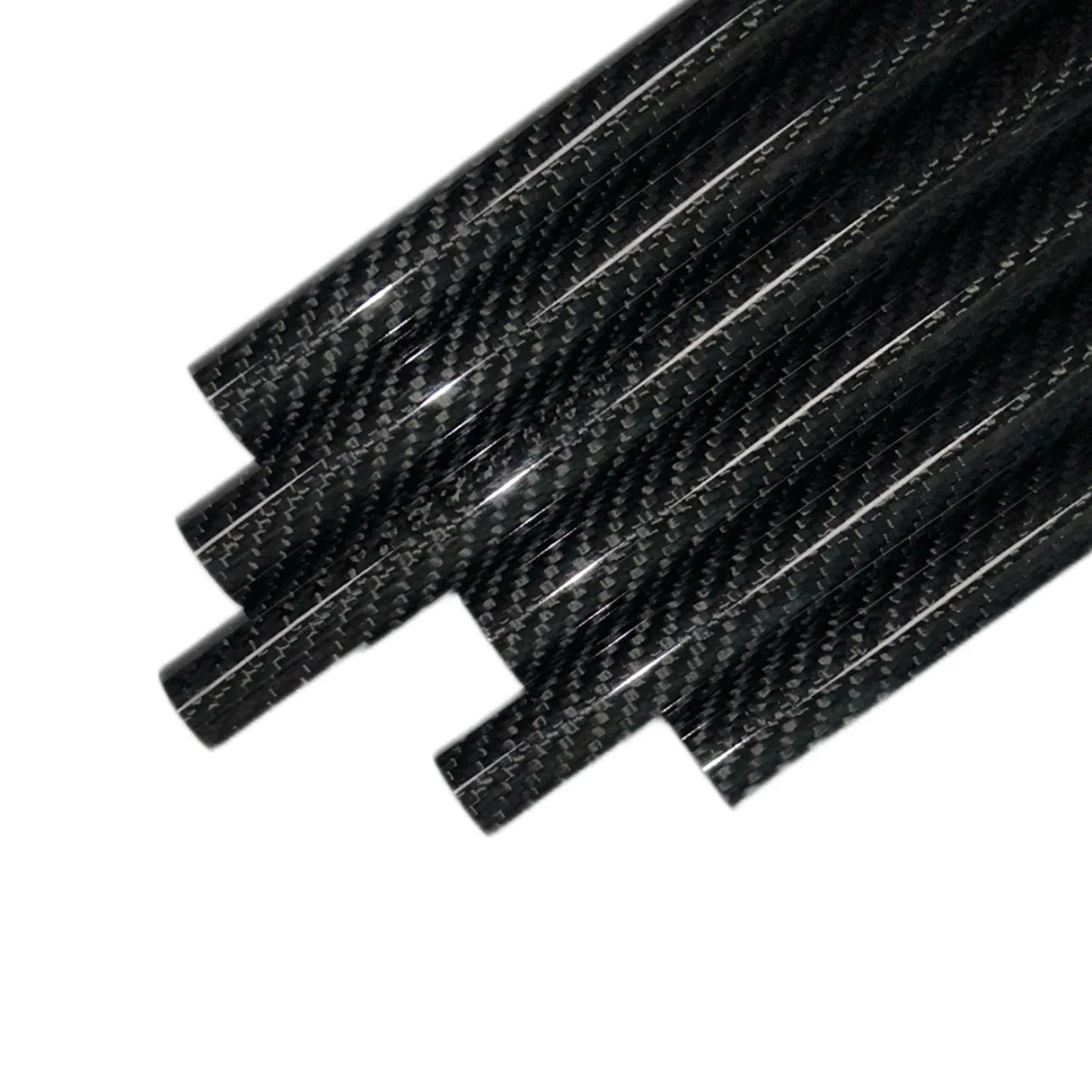 1 pc Lengh 500mm Twill Glossy 3K Carbon Fiber Tube OD12~48mm Roll Wrapped Pipe /Pole