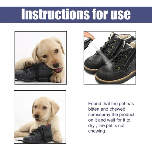 Yegbong Anti-Chewing Bitter Spray For Pets  Prevent Dogs Tearing Apart Homes Scratching And Biting Long-Lasting Indoor