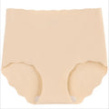 Female High-Waisted Multicolor Four Seasons Seamless Ice Silk Underwear Cotton Crotch Antibacterial Breathable Abdomen Hip