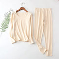 6XL Extra Large Size Women's Pajamas Set Casual Cotton Sleepwear Suit Long Sleeve Trousers Complexion Nightwear Ladie's Pijama
