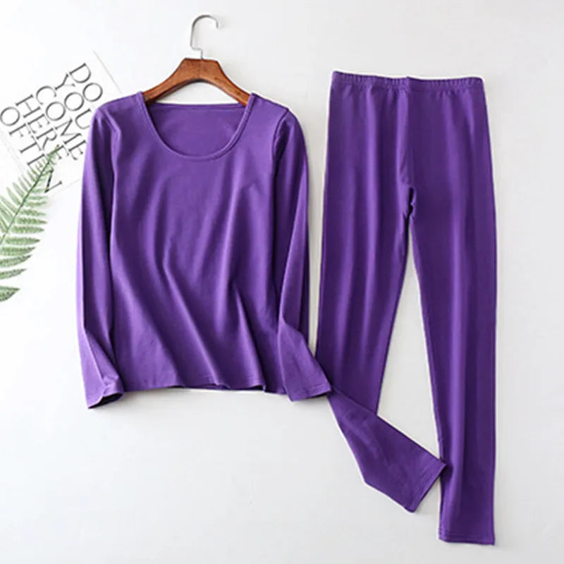 6XL Extra Large Size Women's Pajamas Set Casual Cotton Sleepwear Suit Long Sleeve Trousers Complexion Nightwear Ladie's Pijama