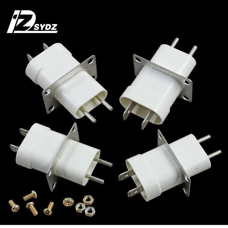 Microwave Magnetron Socket Connector - Filament Sockets Pins for Magnetron Tube