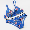 Nouvelle Seamless Brand Sexy Bow Floral Bras Pantes Set Push Up Underwear For Womens BCDE Cup Plus Size Lingerie