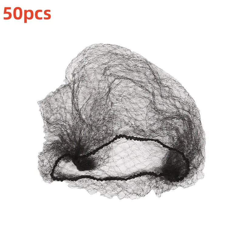 10/20/30/50Pcs Durable Nylon Hair Net For Bun Hair Hair style Tool Black Brown Hair Net For Wigs Mesh Hair Styling Hairnets