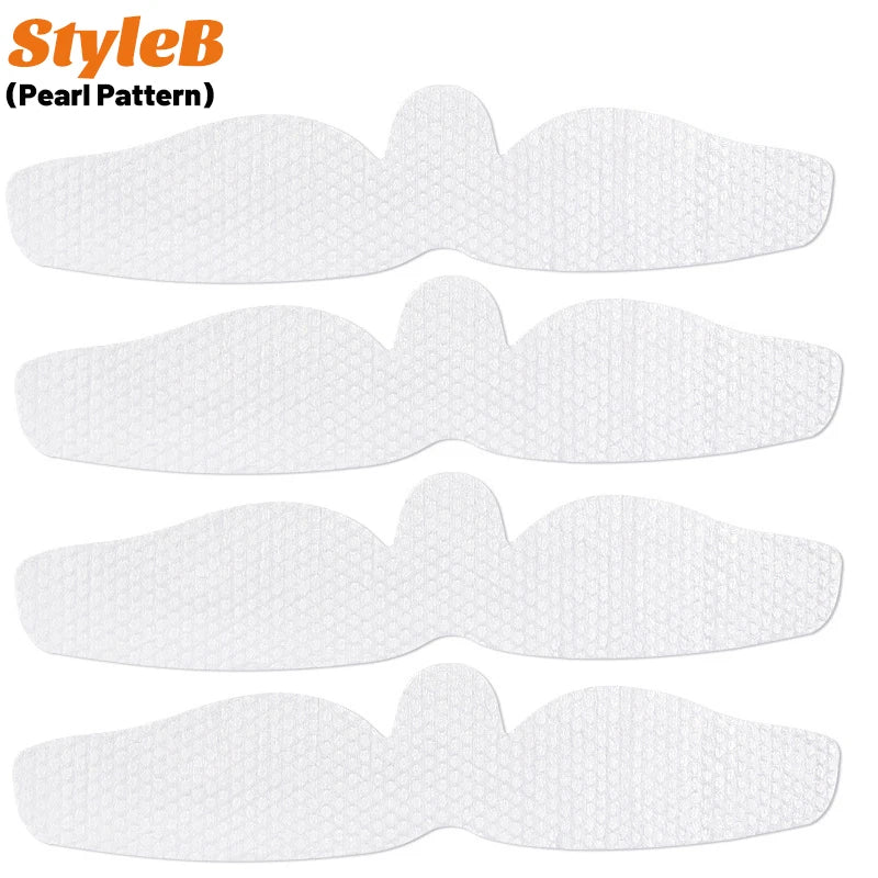 10pcs Upgrade Cotton Bra Liners Sweat Absorber, Rectangle Under Breast Sweat Pads for Women Washable Bra Liners for Sweating