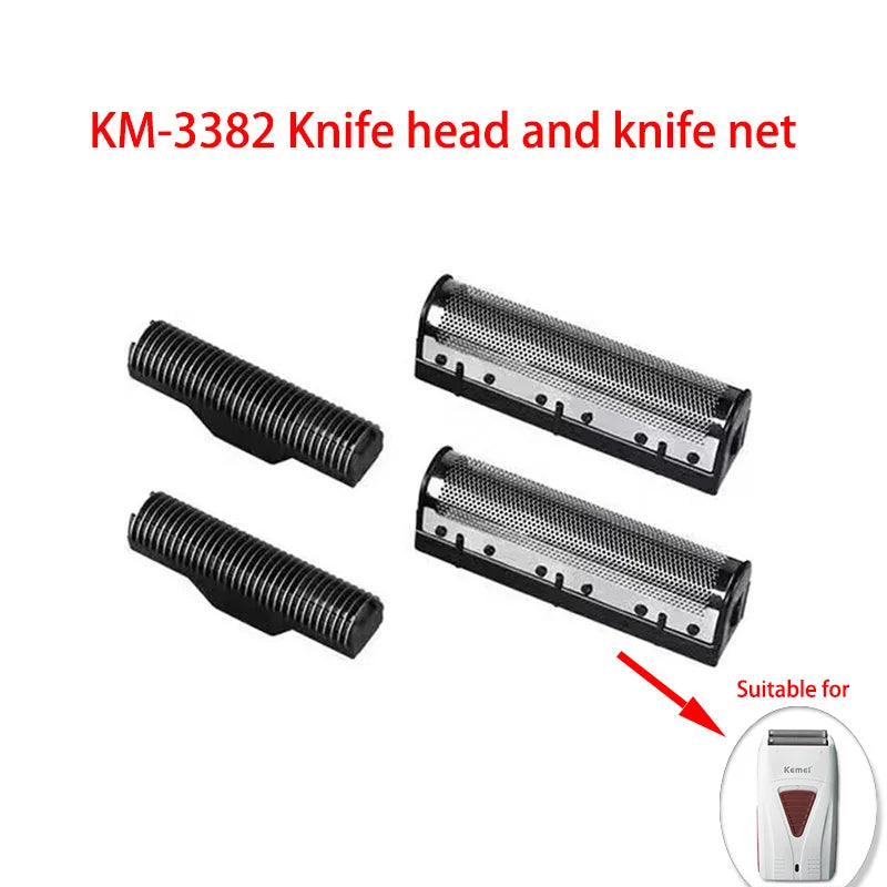 Kemei Original Replacement Blades For KM-TX1/2024/3209/3382 Shaver Knife Head And Knife Net Mesh Shaving Accessories