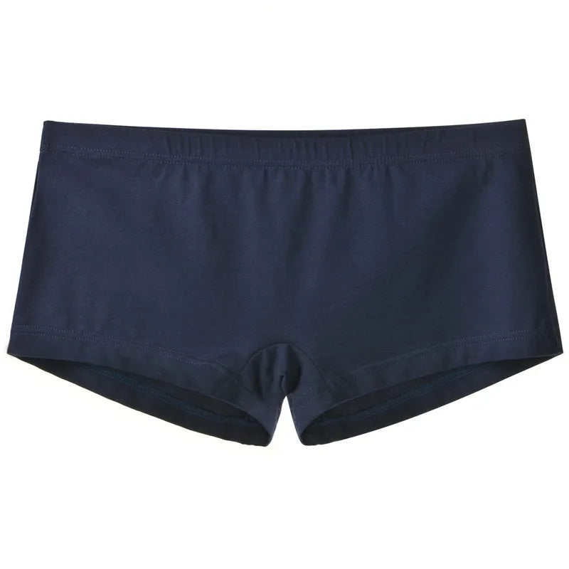 Men's Underwear Low Rise Skinny Boxer Briefs Soft and Breathable