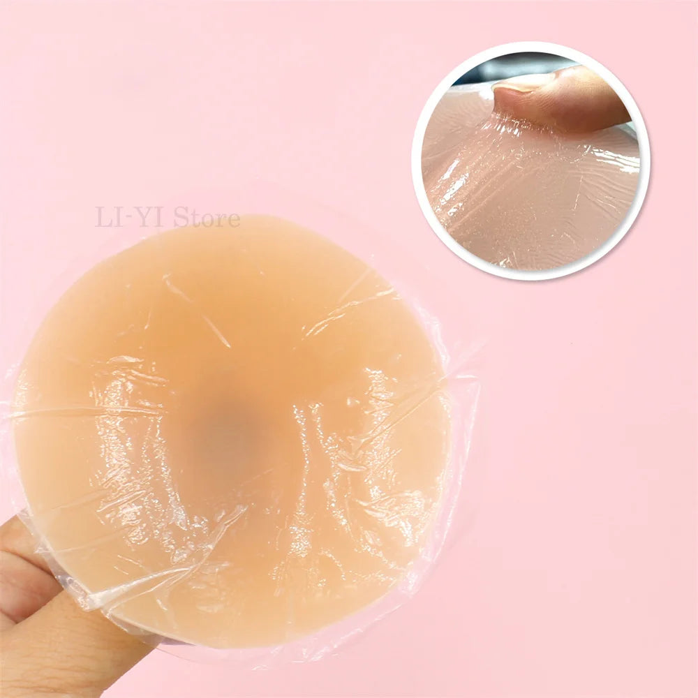 Sexy Pasties Lingerie Nipple Cover Sticky Bra Nightclub Chest Sticker Pad Lingerie Intimates Accessories Invisible Silicone Bra
