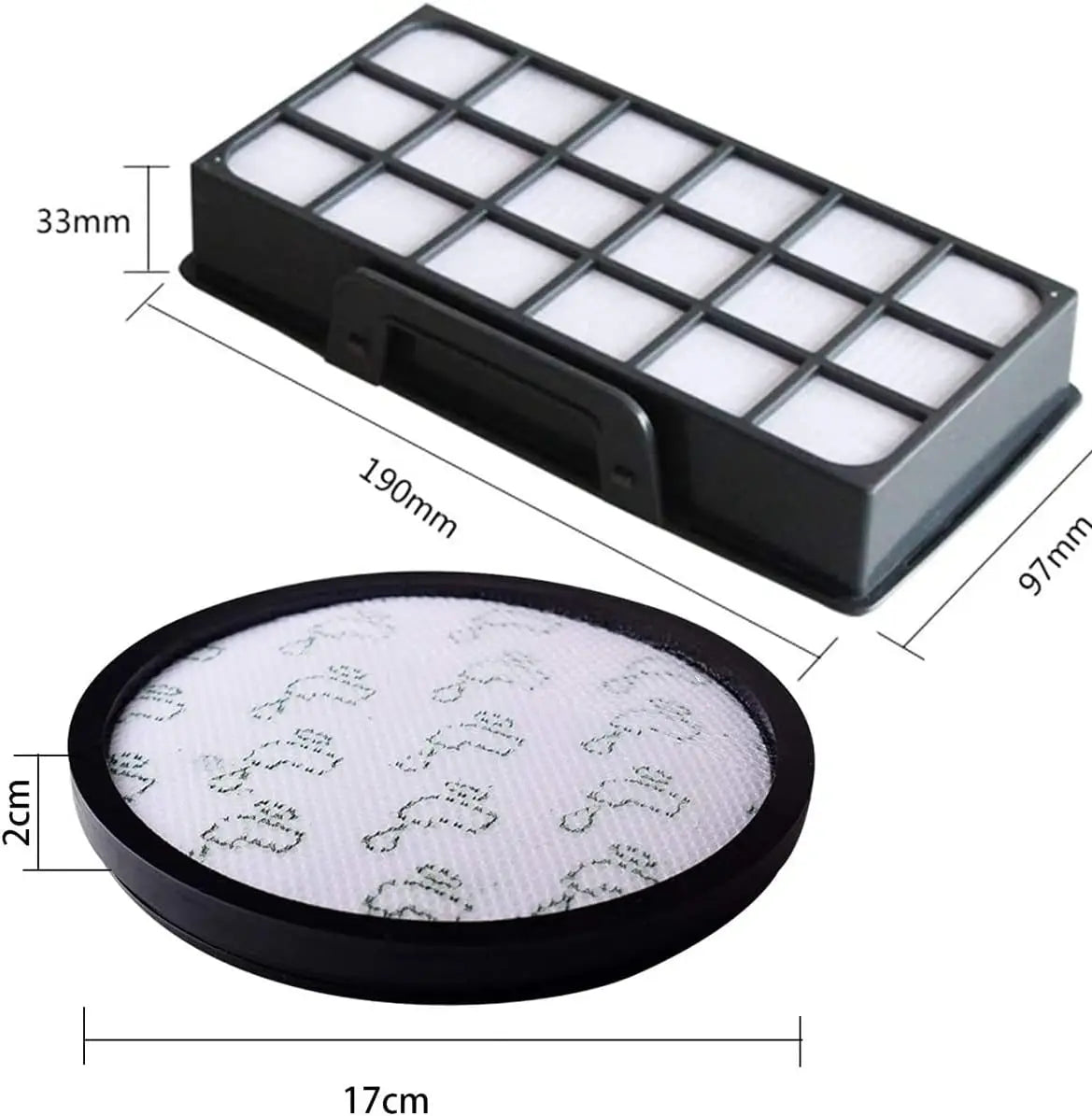 Filter for Rowenta X-Trem Power Cyclonic/Silence Force Cyclonic ZR006001 RO69xx RO72xx RO6924EA RO6931EA RO7266EA Vacuum Cleaner