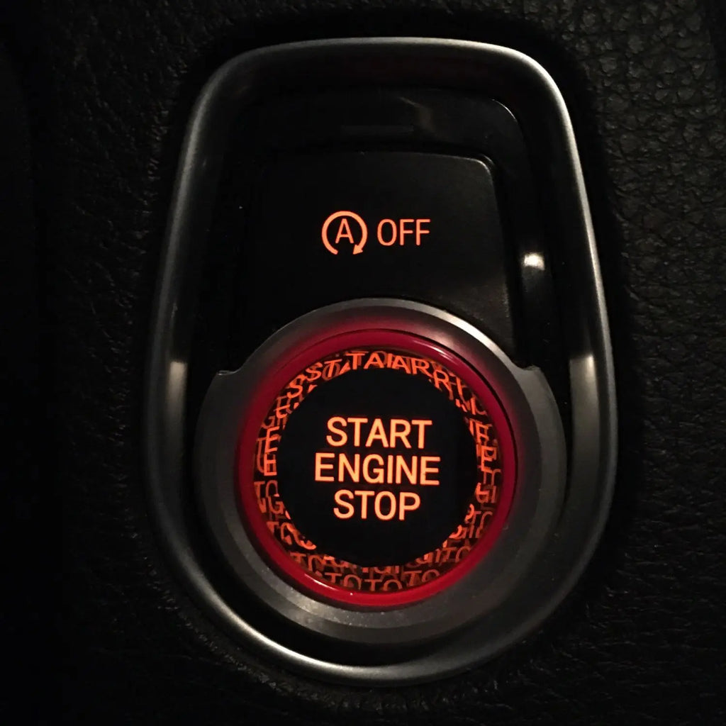 Crystal Engine Start Stop Button Switch Cover Replace Cap for BMW X1 X3 X4 X5 X6 1 2 3 4 5 6 7 Series F30 F10 F02 F15 F25 F48