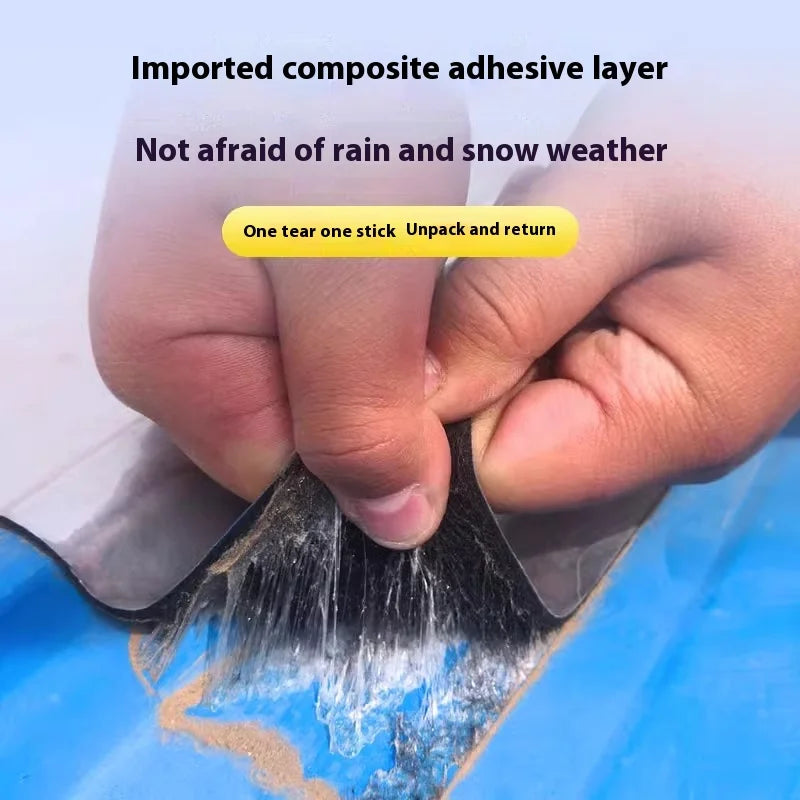 PE Polymers Waterproof Heat Insulation Tape Wall Roof Leakproof Repair Tool Roof Color Steel Tile Leak Repair Tape