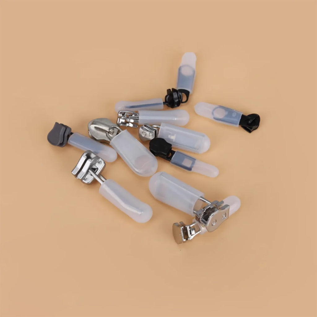 Zipper Head Silicone Protective Cover Washing Machine Scratch Resistant Noise Reducing High-Temperature Resistant Silicone Cap