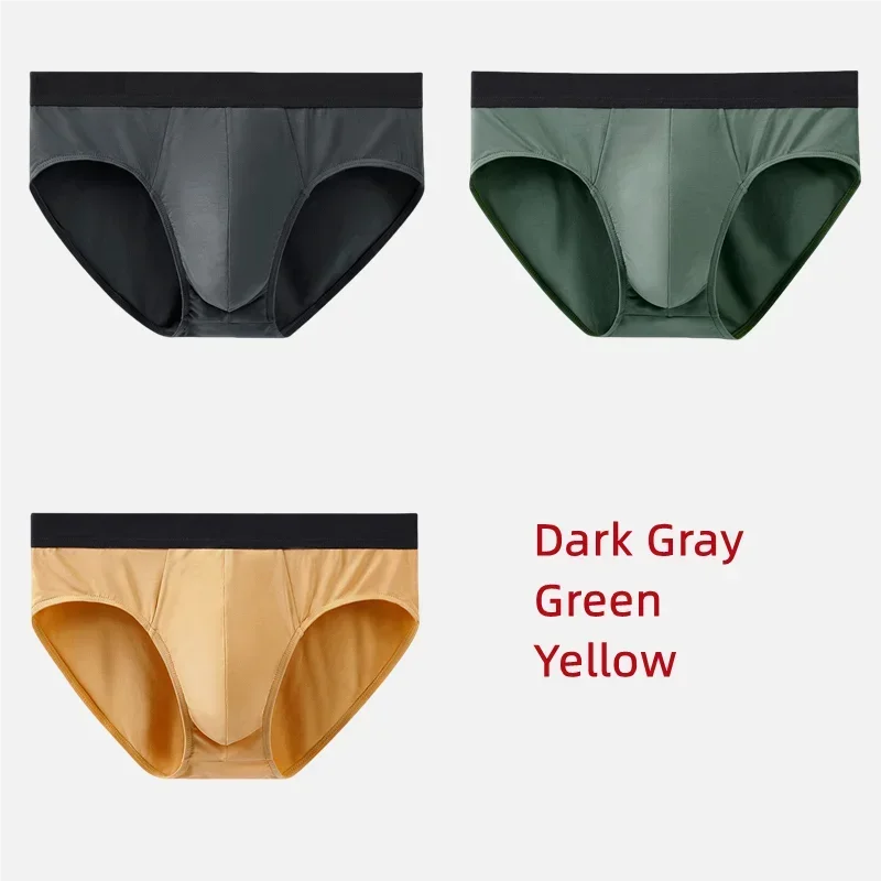 3Pcs Men Underwear 60S Modal Briefs High Elastic Panties Underpants L-XXXL 7A Level Antibacterial Sexy Soft Breathable Shorts