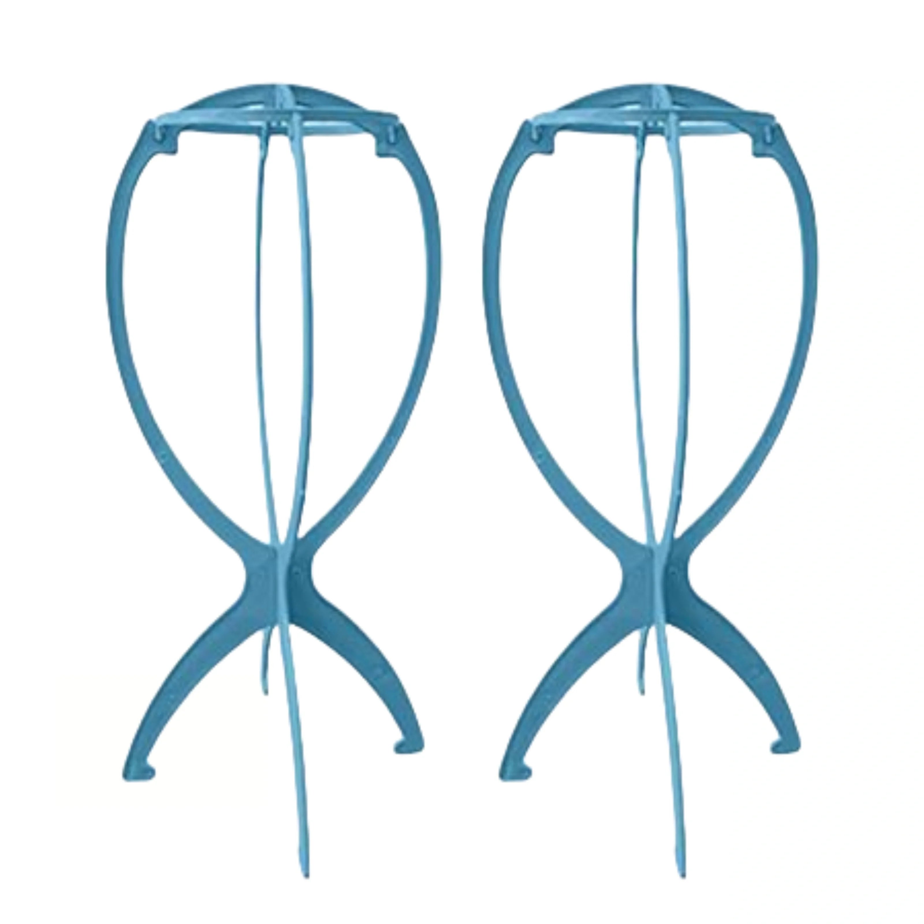 3pcs Stable Wig Stand Collapsible Hairpiece Holder For All Wigs and Hats Display Styling Tool for Haircut Training and Home Use