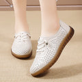 Shoes for Women Moccasins Flats Woman Loafers Genuine Leather Female Shoes Slip On Ballet Nurse Women's Shoes Plus Size