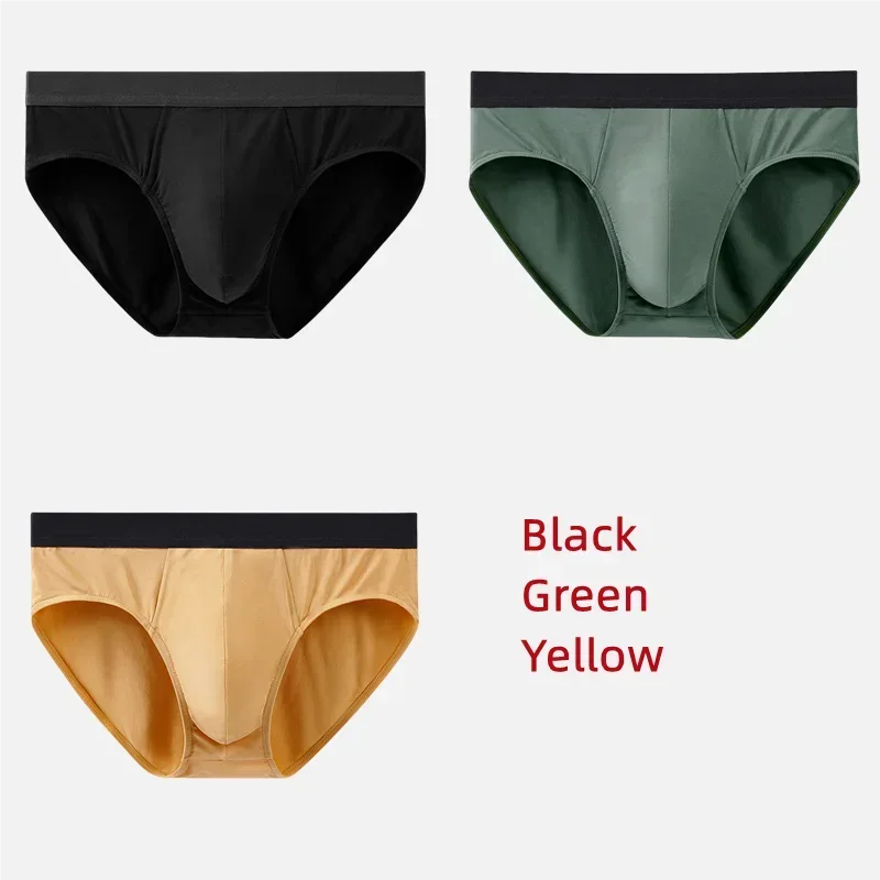 3Pcs Men Underwear 60S Modal Briefs High Elastic Panties Underpants L-XXXL 7A Level Antibacterial Sexy Soft Breathable Shorts