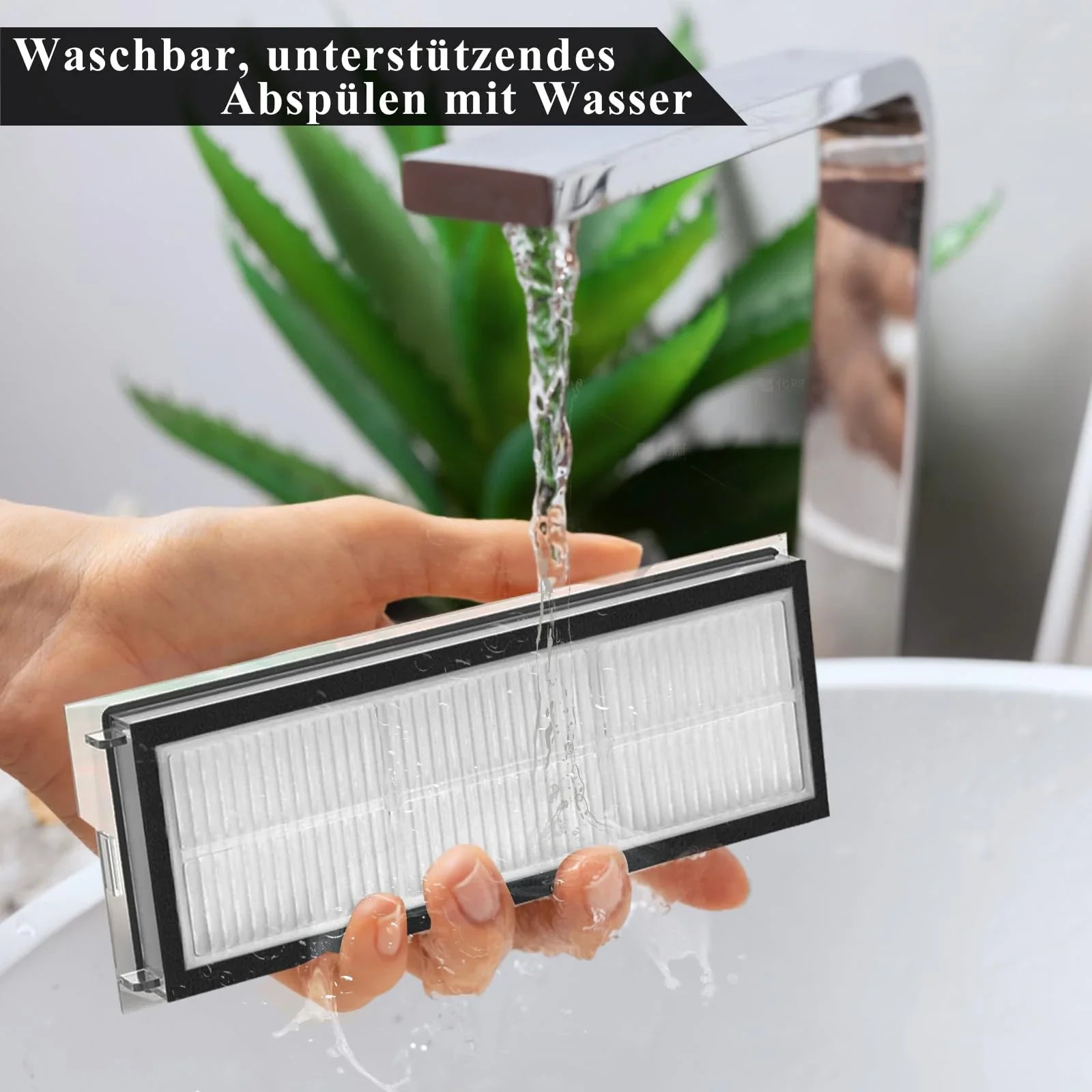 HEPA Filter for Roborock Qrevo S/Qrevo Curve/Qrevo Pro/Qrevo Plus/Qrevo MaxV/Qrevo Edge Robot Vacuum Cleaner Replacement Filter