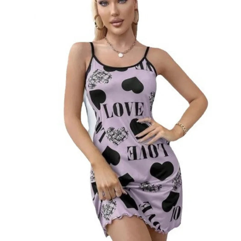 Women's Pajamas Sexy Dress Night Dress for Woman Sleepwear Women's Home Clothes Sleep Shirts Nightgowns Summer Pajama Nightgown