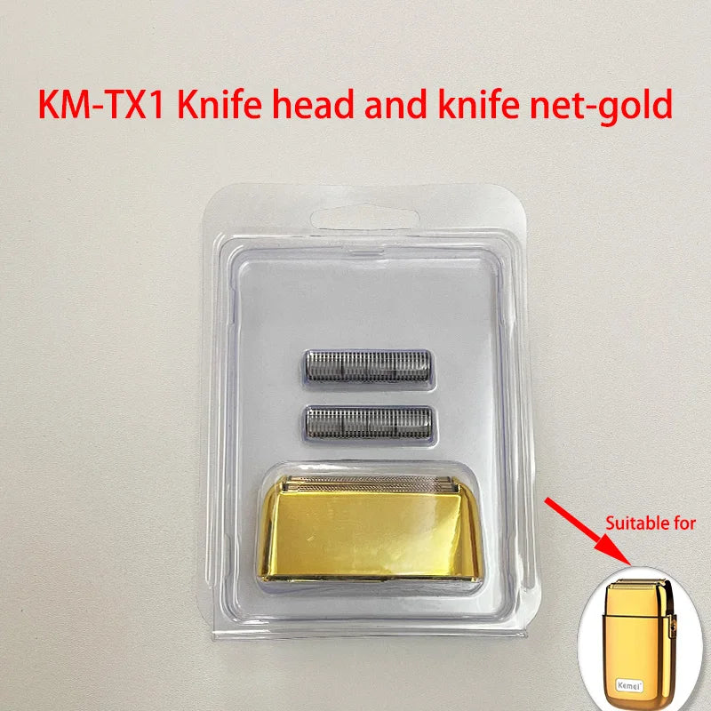 Kemei Original Replacement Blades For KM-TX1/2024/3209/3382 Shaver Knife Head And Knife Net Mesh Shaving Accessories