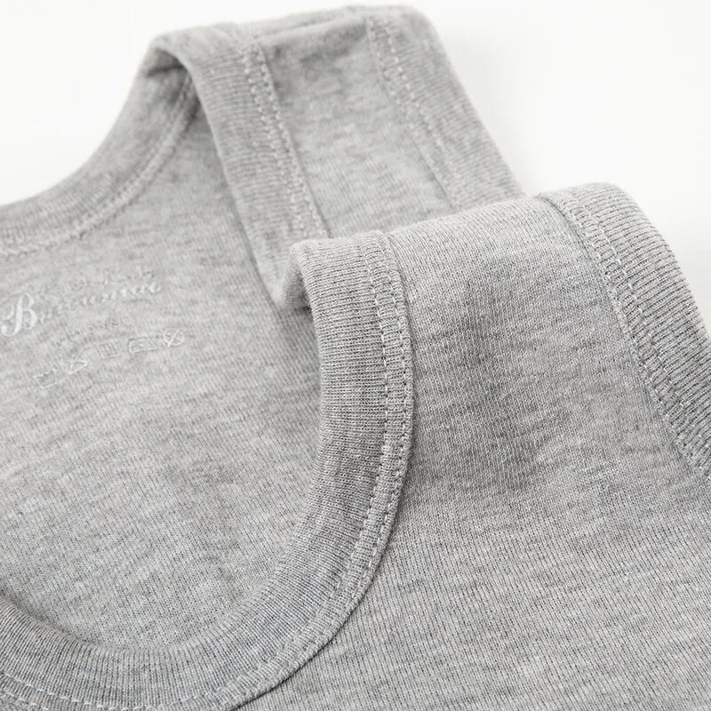 3/1 piece men's to teenagers' multi-size solid color tight vest comfortable cotton sleeveless T-shirt sports running bottoming c