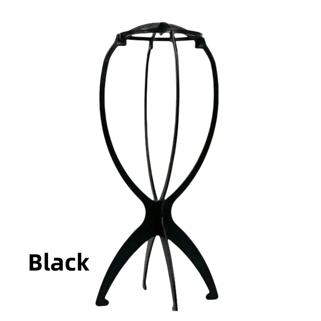 3pcs Stable Wig Stand Collapsible Hairpiece Holder For All Wigs and Hats Display Styling Tool for Haircut Training and Home Use