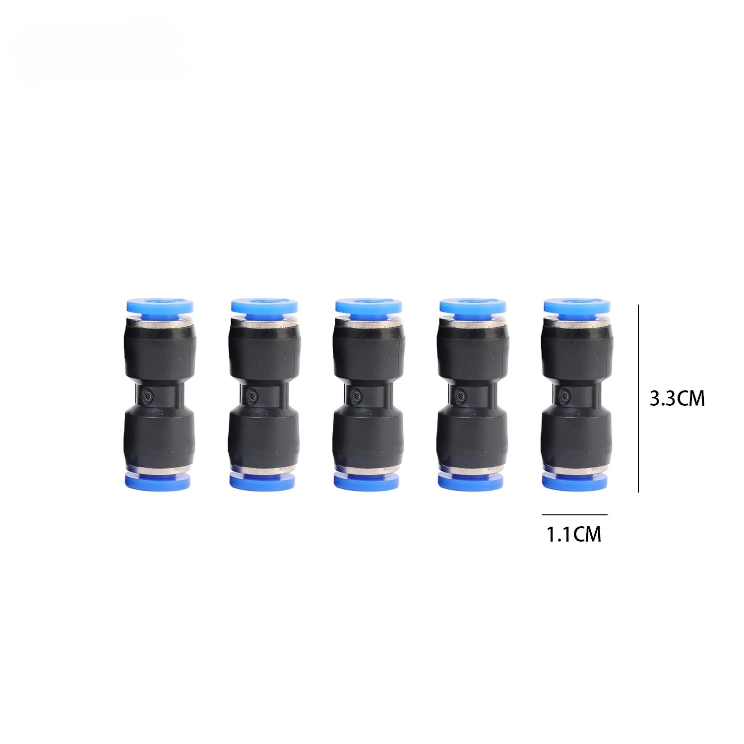 5/50pcs Pneumatic Fittings Plastic Connector 4mm 6mm 8mm 10mm 12mm for Air Line Water Hose Tube Push-in Straight Quick Connector