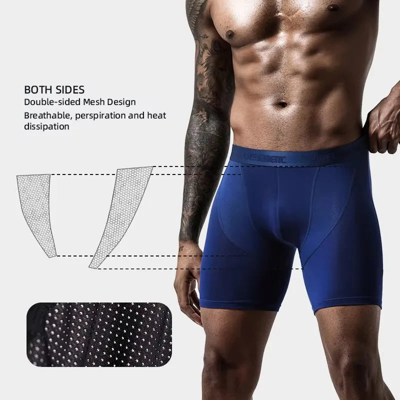 1/4 PCS Men Bodybuilding Quick Dry Compression Shorts Fitness Tight Shorts Sweat Sport Short Trousers Gym Workout Running Shorts