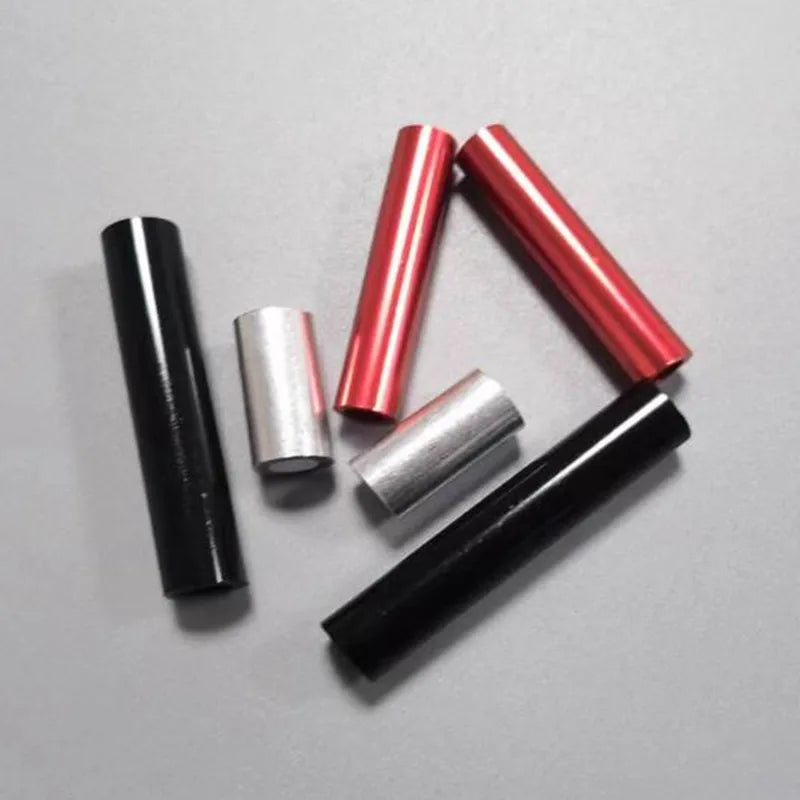10pcs Alumium tube  M3 M4 M5 M6 m8 *2 to 50mm Aluminum washer bushing round hollow no thread standoff spacer