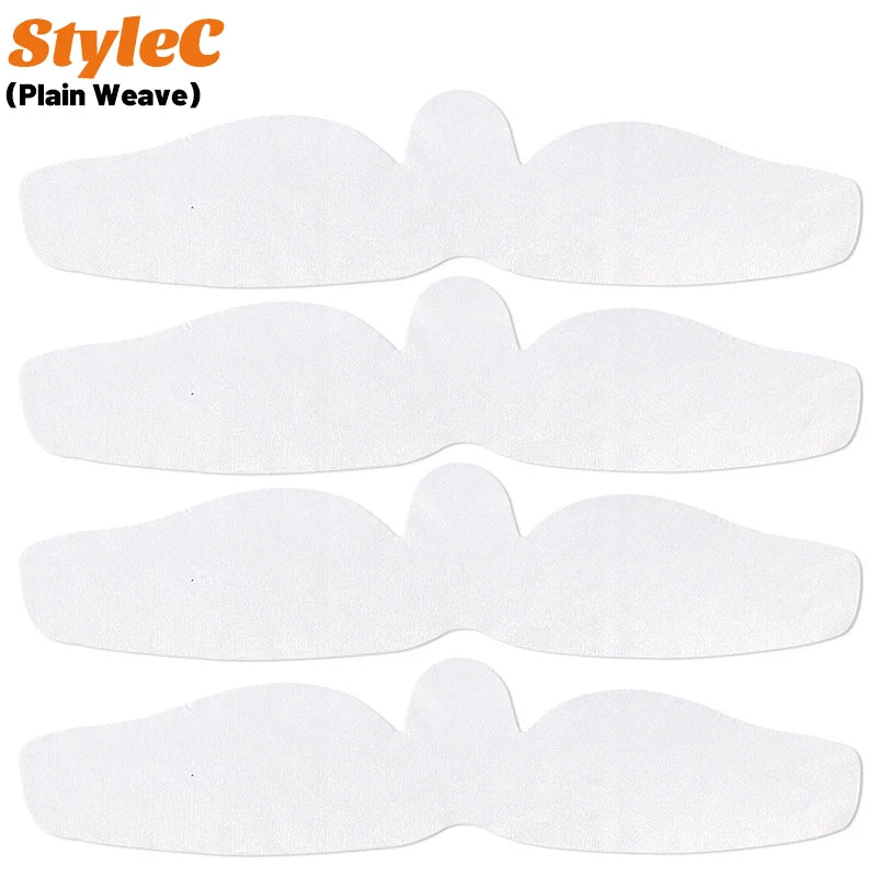 10pcs Upgrade Cotton Bra Liners Sweat Absorber, Rectangle Under Breast Sweat Pads for Women Washable Bra Liners for Sweating