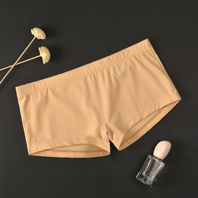 Men's Underwear Low Rise Skinny Boxer Briefs Soft and Breathable