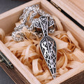 Fashion Viking Spartan Warrior Spear Necklace Men Nordic Amulet Vintage Pendant Necklace Hip Hop Stainless Steel Jewelry