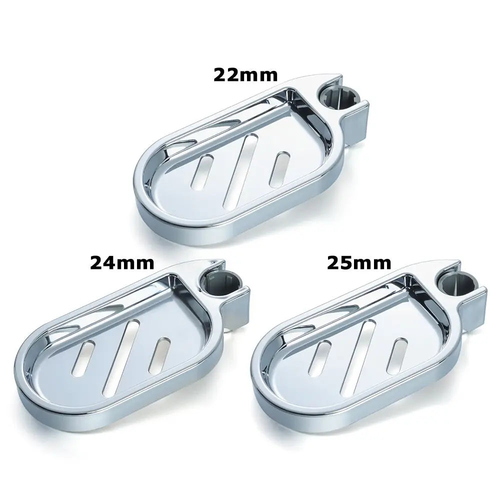 Adjustable Rail Slide Soap Dishes Bathroom Bathtub Shower ABS Plastics Soap Holder For 22/24/25 mm Hole Diameter Home Gadget