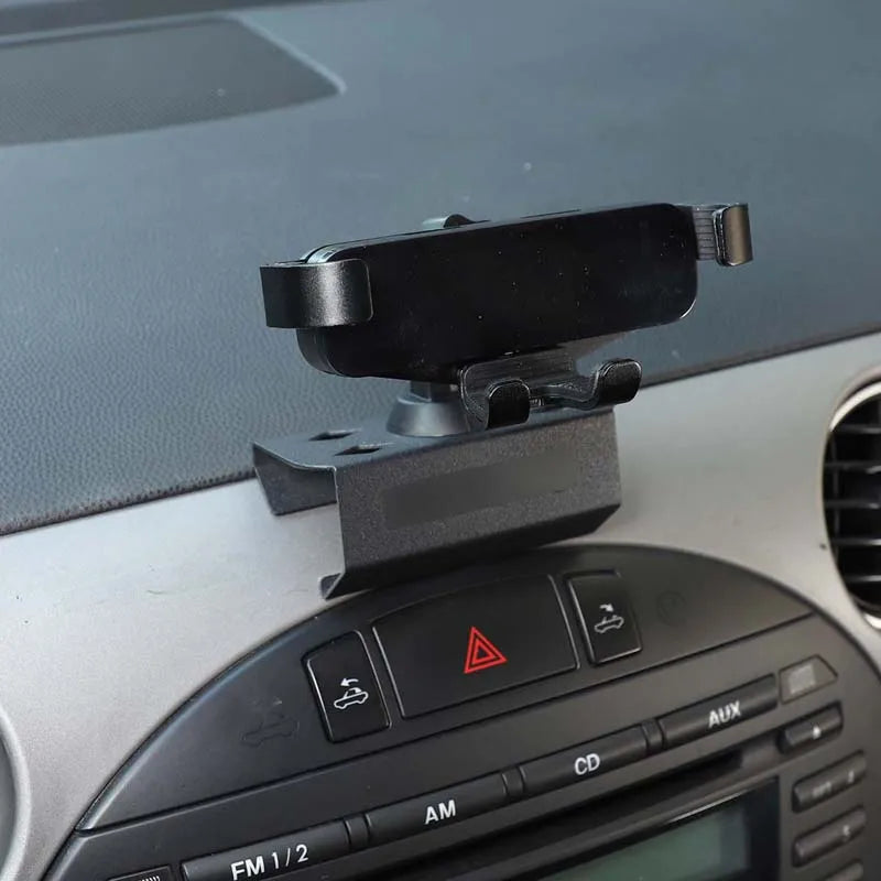 For Mazda MX-5 NC 2009-2015 Carbon Steel Black Car Central Control Mobile Phone Bracket GPS Navigation Bracket Car Accessories