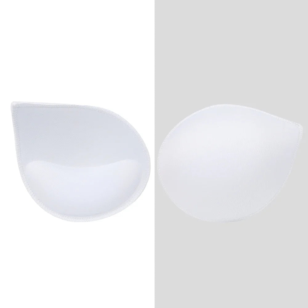 2/4Pcs Push Up Bra Pads Inserts Women Underwear Small Breast Lift Breathable Sponge Padded Bra Pad Lining Swimsuit Bra Insert