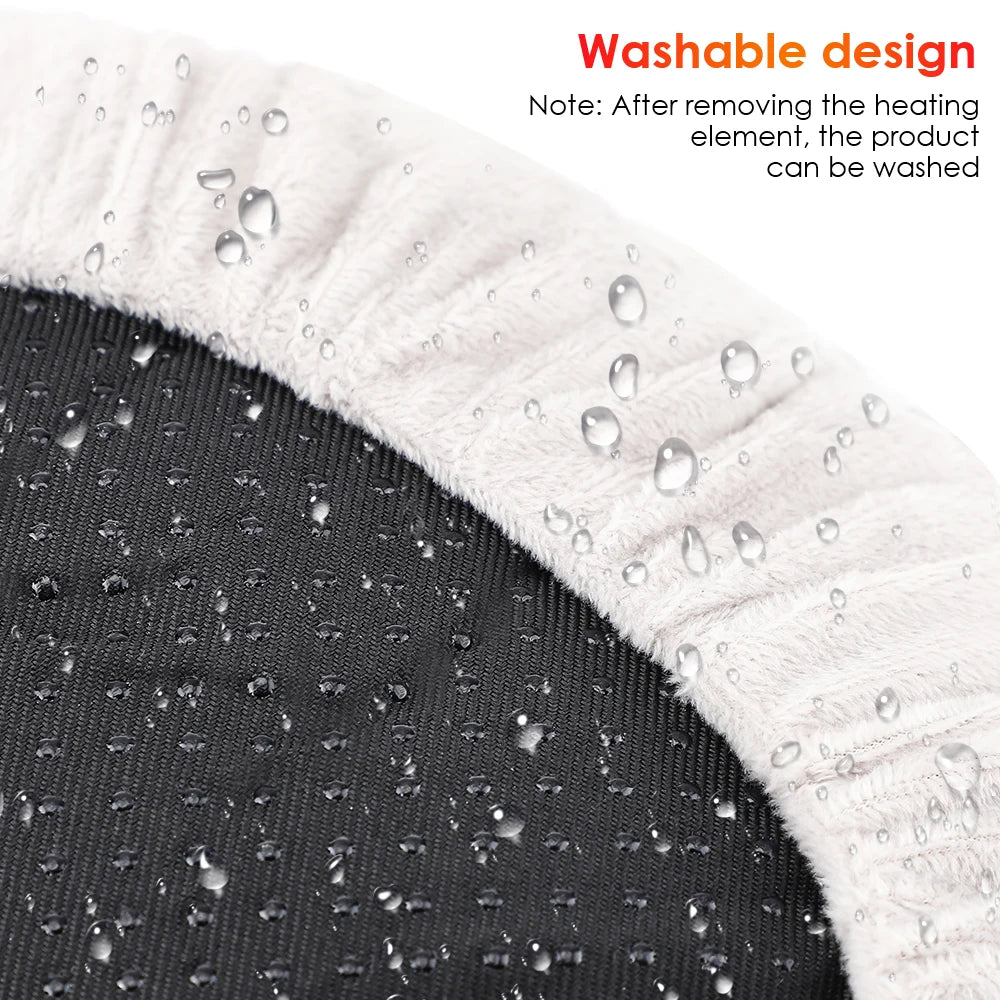 Winter USB Charging Electric Foot Heating Pad Universal Soft Plush Washable Foot Warmer Heater Household Foot Warming Mat