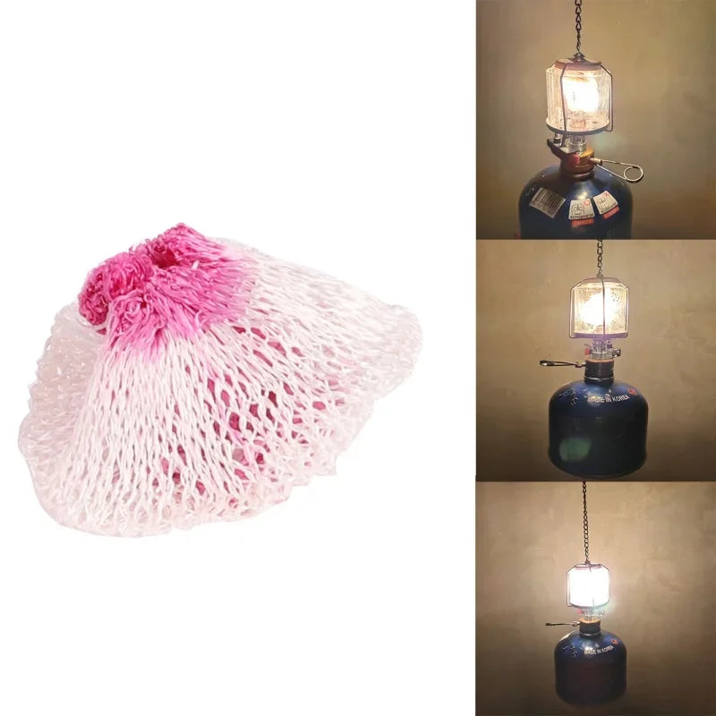 10pcs Gas Lamp Gauze Cover, Cotton Yarn Lamp Gauze Net Kerosene Lamp Mantle Replacement for Outdoor Camping Lantern Accessories