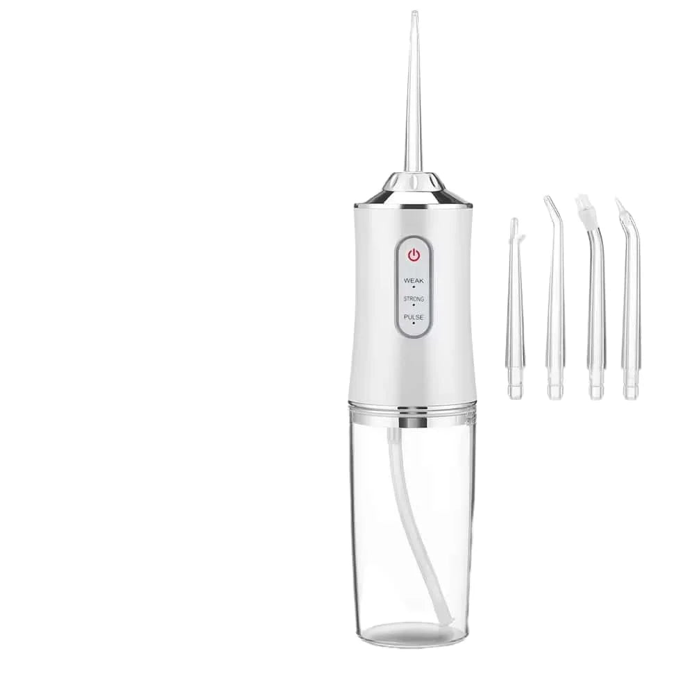 USB Charging Household Mouthwash, Powerful Portable Irrigator, Dental Sprayer with 3 Modes And 4 Nozzles,Used for Teeth Cleaning