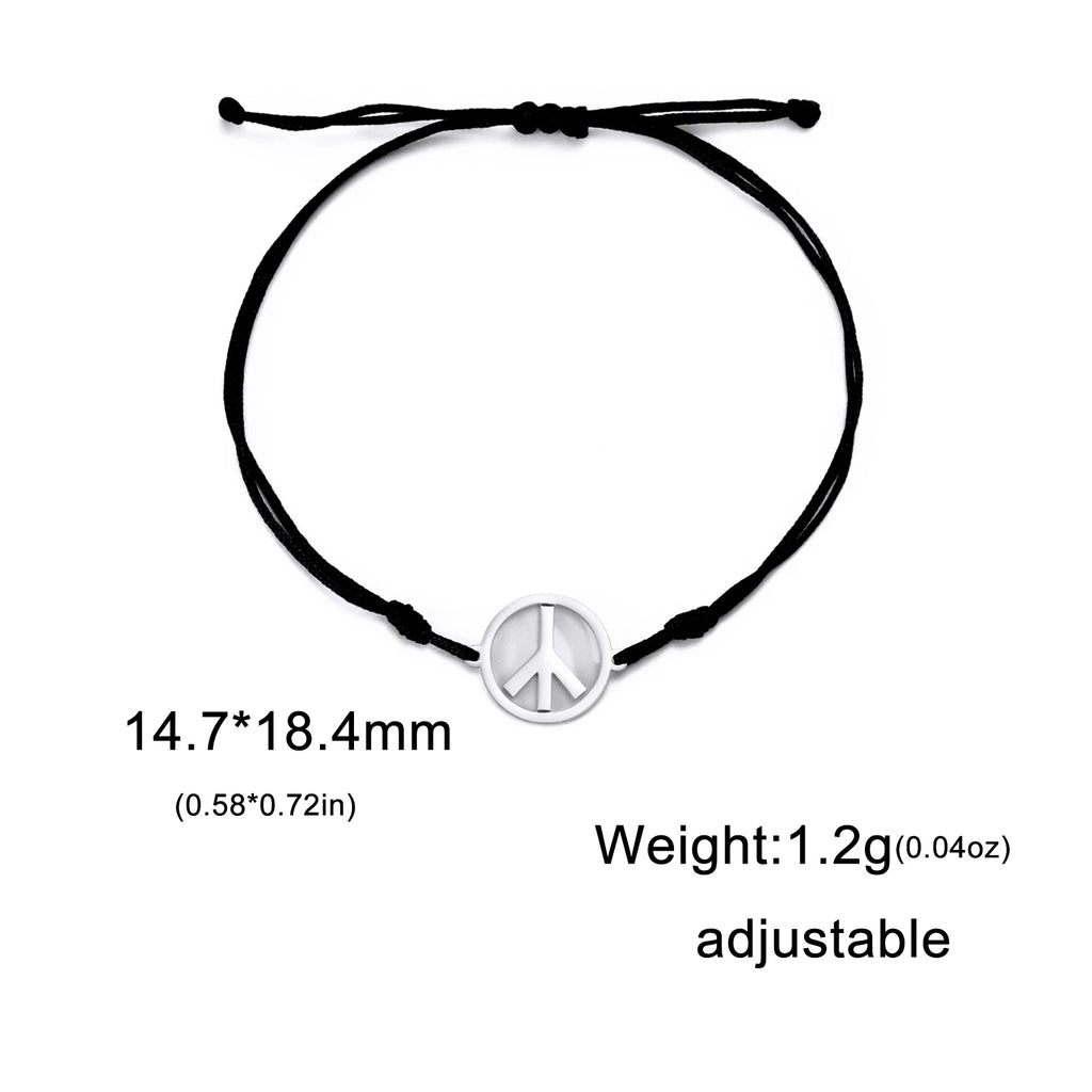 LIKGREAT Vintage Norse Runes Bracelet for Women Men Stainless Steel Viking Jewelry Ancient Patron Saint Amulet Valentine's Day