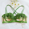 BANERDANNI Light Luxury Sexy French Backless Bra Set - Sheer Mesh Minimizer Bralette Ultra-Thin Lace Lingerie Limited Stock Sale