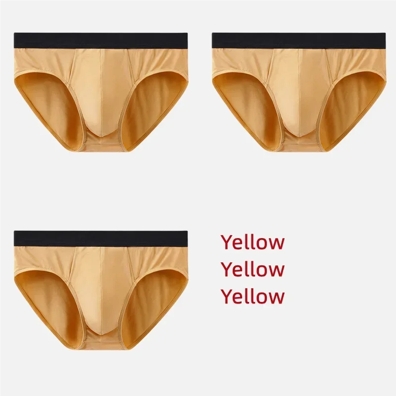 3Pcs Men Underwear 60S Modal Briefs High Elastic Panties Underpants L-XXXL 7A Level Antibacterial Sexy Soft Breathable Shorts