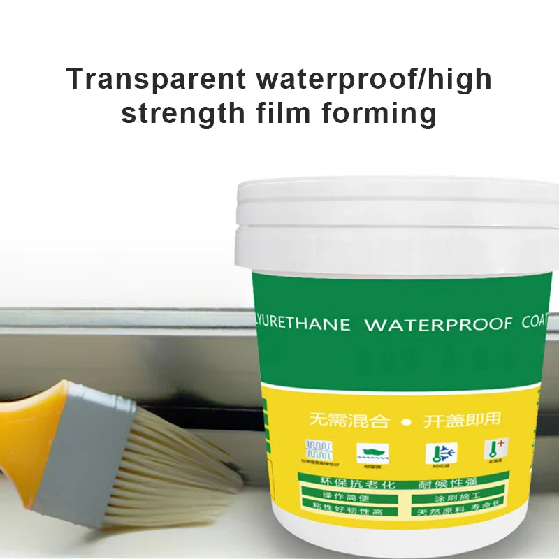 300g Transparent Waterproof Adhesive Glue High Temperature Resistance Anti-Leakage Agent Suitable for Indoors Outdoors Repair