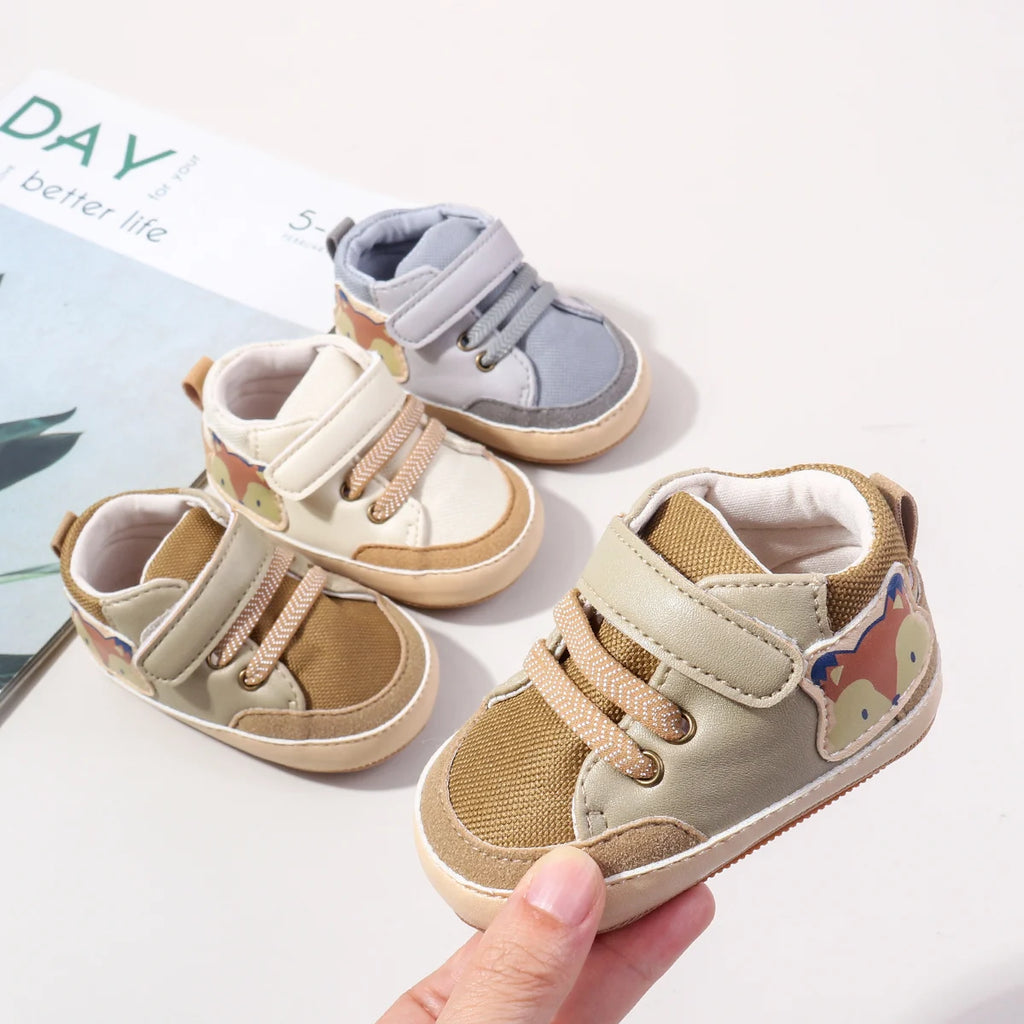 2025 Sping And Autumn Baby Unisex First Walking Indoor Outdoor Toddler Shoes With High Quality And Comfortable tpr Sole BHX5116