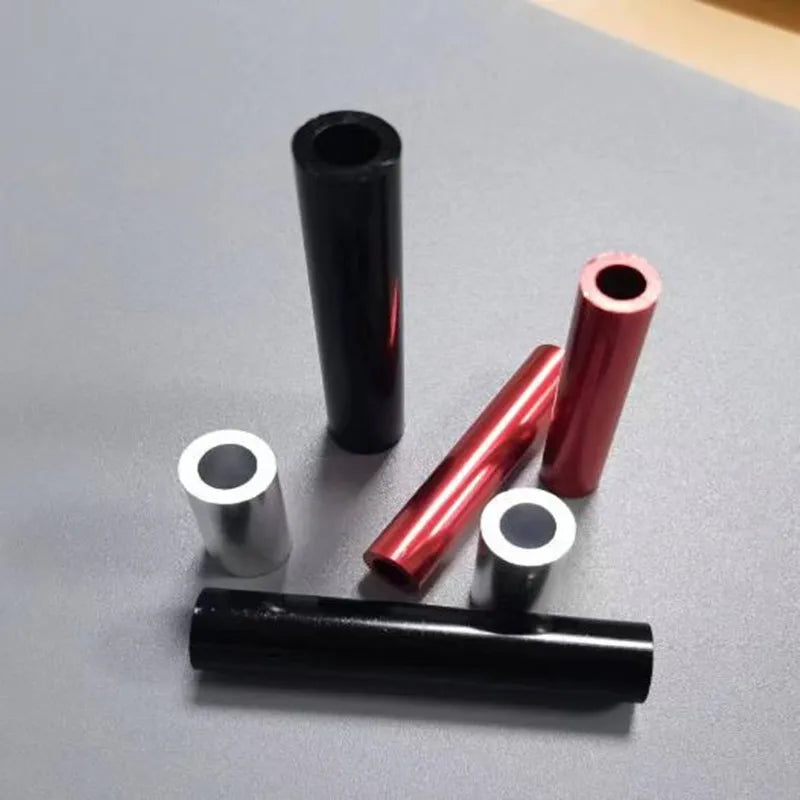 10pcs Alumium tube  M3 M4 M5 M6 m8 *2 to 50mm Aluminum washer bushing round hollow no thread standoff spacer