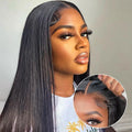 Ali Pearl Ready And Go Glueless Human Hair Wigs Straight 5x5 Lace Closure Wig Pre-Cut Pre Plucked Ready to Go Wigs For Women