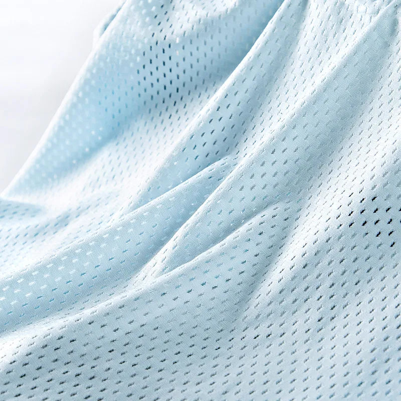 MiiOW 4Pcs Ice Silk Men Underwear Boxer 7A Cotton Antibacterial Crotch Men's Panties Breathable Mesh Summer Man Underpants Boxer