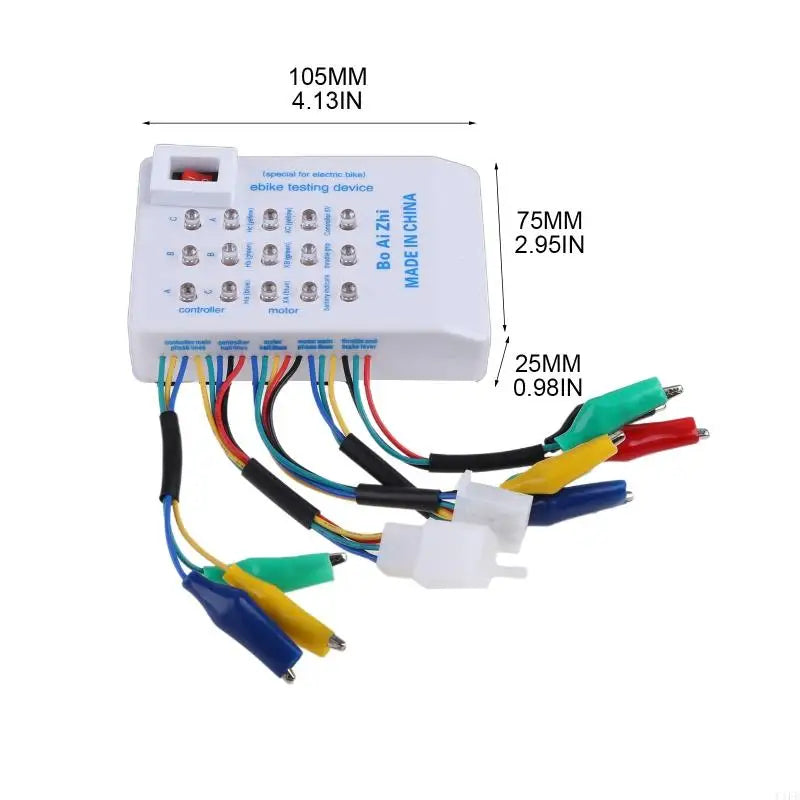 C1FE E-Bike Tester E-bike Scooter Brushless Car Motor Controller Tester Quick Battery Powered Spared Device Controller