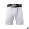 Men's Leggings Compression Pants Sports Leggings Basketball Quarter Shorts Quick Drying Running Training Stretch Fitness Pants