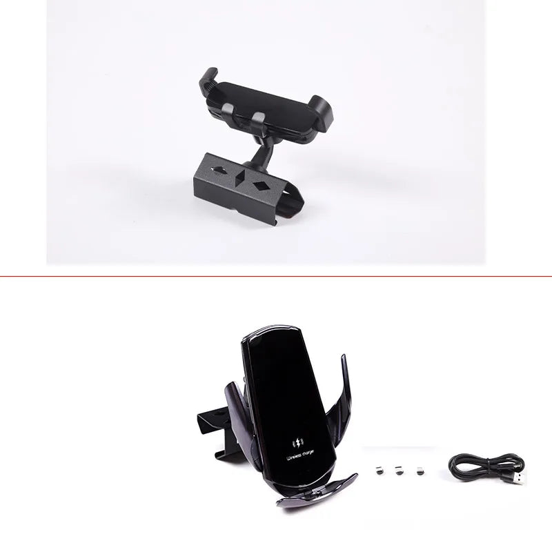 For Mazda MX-5 NC 2009-2015 Carbon Steel Black Car Central Control Mobile Phone Bracket GPS Navigation Bracket Car Accessories