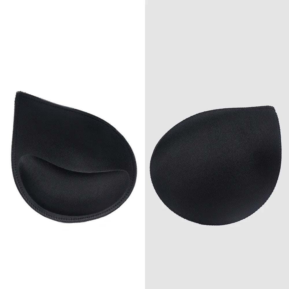 2/4Pcs Push Up Bra Pads Inserts Women Underwear Small Breast Lift Breathable Sponge Padded Bra Pad Lining Swimsuit Bra Insert