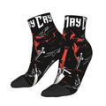 Devil May Cry Dante Heartthrob DMC5 Socks Popular Game Ankle Socks Non Slip Unisex Men Quality Soft Custom Sports Casual Sock